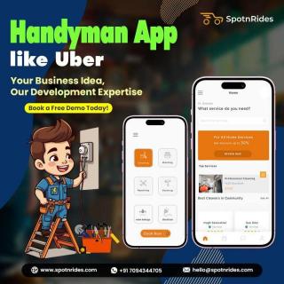 Elevate Your Handyman Business with a Customized Uber-Like App from SpotnRides