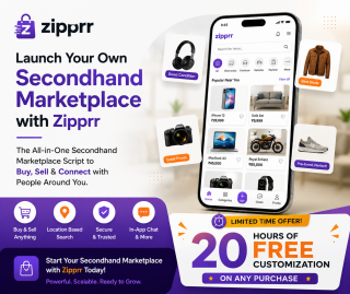 WHY Zipprr's Second Hand Marketplace Script Is the Smartest $490 Move for Resale Startups in 2026