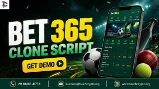 Enter the Online Betting Market with Bet365 Clone Script