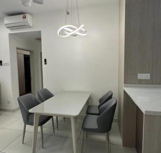One bedroom with a private bathroom fully furnished studio unit for rent @ One Menerung Condominium