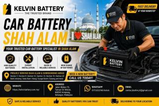 Kelvin Battery Shah Alam – Car Battery Supply and Installation