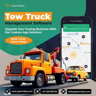 Transform Tow Truck Services with SpotnRides’ Smart App Platform