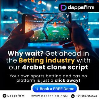 4rabet Clone Script by DappsFirm – Simplify Sports Betting Development