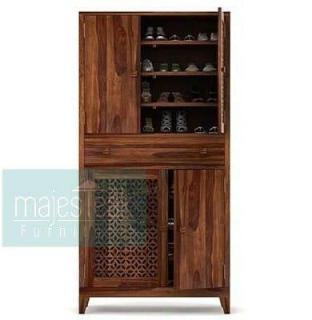 Teak Designer Shoe Rack