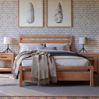 Bedroom Furniture -Teak Bed Frame Loft