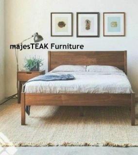 Orchid Teak Wood Bed Frame