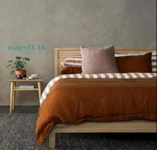 Solid Teak Bed Frame -Alex Design