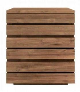 Bedside Table Teak -Altar 3 Drawers