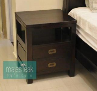 Teak Bed Side Table -Wan Design