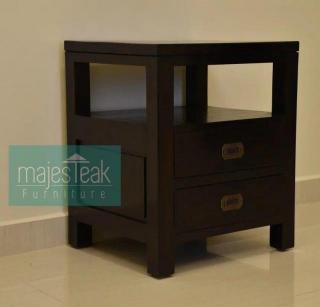 Teak Bed Side Table -Wan Design