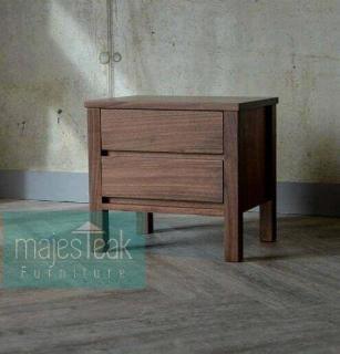 Teak Bedside Table -Orchid