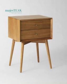 Teak Night Stand -Meng Design