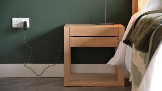 Teak Nightstand -Haze Design.