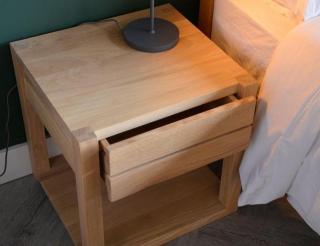 Teak Nightstand -Haze Design.