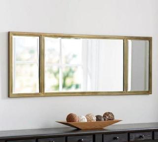 Modern Teak Wall Mirror WM-001