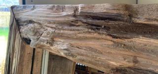 Rustic Teak Wall Mirror -Natural