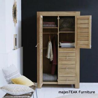 Solid Wood Wardrobe -Minimalys