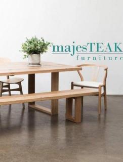 Teak Wood Dining Set -Rectangular