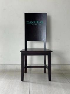 Tall Back Teak Chair -Solid Back