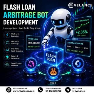 Flash Loan Arbitrage Bot Development for Fast, Automated Cross-DEX Arbitrage